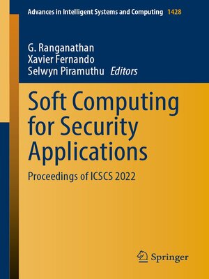 cover image of Soft Computing for Security Applications